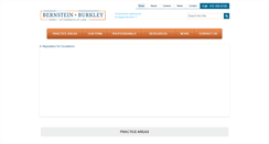 Desktop Screenshot of bernsteinlaw.com