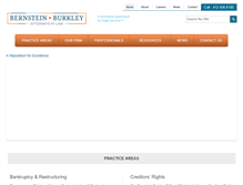 Tablet Screenshot of bernsteinlaw.com